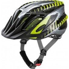 Helmet Alpina FB Junior 2.0 - fekete / acél szürke / neon s.50-55cm