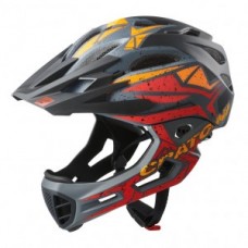 Helmet Cratoni C-Maniac Pro (MTB) - size M/L (54-58cm) black/red/orang matt