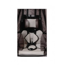 Textile seat with harness - 20" MonoS grey/beige/anthrazit