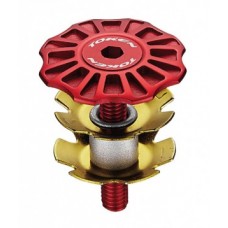 A-Head Plug TOKEN Arsenal Top Cap - 1 1/8 &quot;piros, CNC csillaganya