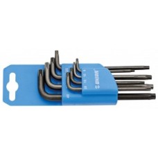 Set of wrenches with TX profile Unior - plastic clip TR9-40mm 220/7TXPH