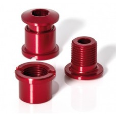 XLC chain ring screw - 5 darabos készlet, vörös