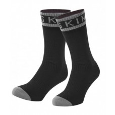 Socks SealSkinz Scoulton - black/grey size L