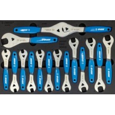 Bike tool set in SOS tool tray - cone wrench - 1600SOS16