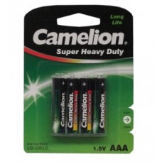 Battery Camelion Green Micro R03 - 4 pieces zinc-chloride 1.5V 550mAh AAA