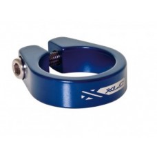 XLC seat post-clamp ring PC-B05 - kék, Ø 34,9mm, Alu, csavarokkal
