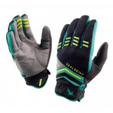 Gloves SealSkinz Dragon Eye MTB - anth./green S méret (7-8)