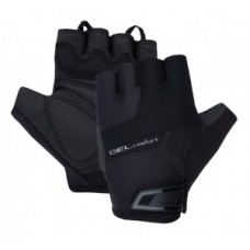 Gloves Chiba Gel Comfort short - s. L / 9, fekete