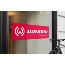 Window sticker Winora - 80 x 25cm - 1 -sided