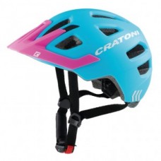 Helmet Cratoni Maxster Pro (Kid) - size S/M (51-56cm) blue/pink matt