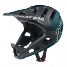 Helmet Cratoni Madroc - black-pettrol matt size M/L (58-61cm)