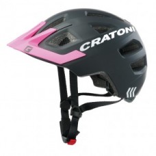 Helmet Cratoni Maxster Pro (Kid) - size XS/S (46-51cm) black/pink matt