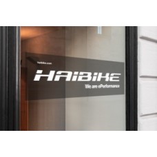Window sticker Haibike - 80 x 25cm - 1 -sided