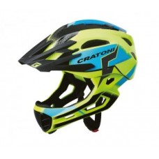 Helmet Cratoni C-Maniac Pro (MTB) - size S/M (52-56cm) yellow/blue gloss