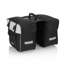 XLC double packing bag Traveller BA-S74 - fekete / antracit, 30x30x17cm, ap.30 ltr