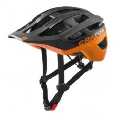 Helmet Cratoni AllRace (MTB) - size S/M (52-57cm) black/neon orange mat