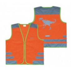 Safety vest Wowow Nutty Jacket - for kids orange m.refl. straps size M