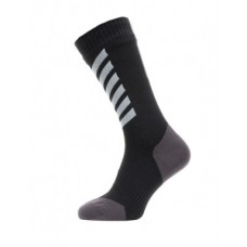 Socks SealSkinz All Weather mid - size S (36-38)  hydrostop black/grey