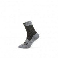 Socks SealSkinz Bircham - black/grey size L