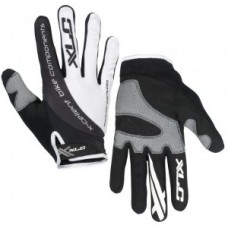 XLC Long-fingered gloves Mercury CG-L04 - fehér / fekete Méret mm