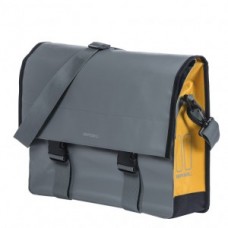 Messenger bag Basil Urban Load - 39x11x43cm grey/gold 15-17l