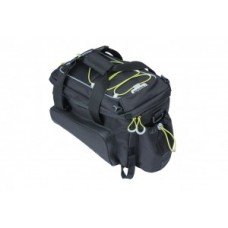 Carrier bag Basil Miles XL Pro - black lime  9-36l