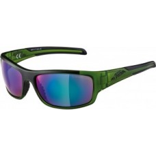 Sunglassses Alpina Testido - frame green matt/blk.glass green.mirr.S3