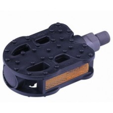Adol. Pedal Anti Slip with Reflector - fekete 9/16 &quot;