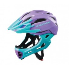 Helmet Cratoni C-Maniac (Freeride) - size M/L (54-58cm) purple/turquoise matt