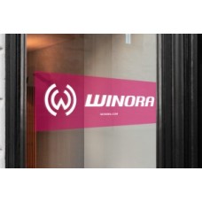 Window sticker Winora - 80 x 25cm - 1 -sided