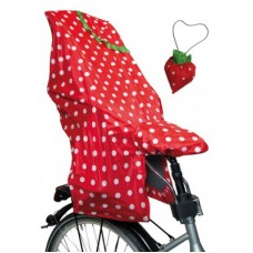 Rain cover child seat Lucky Cape Quick - téma Berry, piros