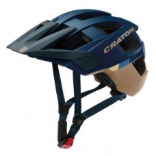 Helmet Cratoni AllSet (MTB) - size S/M (54-58cm) dark blue/sand matt