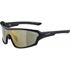 Sunglasses Alpina Lyron Shield P - frame black matt  lenses bronce mirror