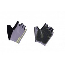 XLC short finger gloves - grey/yellow size L