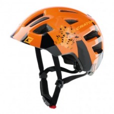 Helmet Cratoni Maxster (Kid) - size S/M (51-56cm) tiger/orange gloss