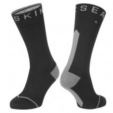 Socks SealSkinz Briston - black/grey size S