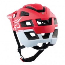 Helmet Cratoni AllSet Pro (MTB) - size S/M (54-58cm) red/white matt