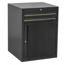 Wide drawer cabinet Unior - 2 drawers and door