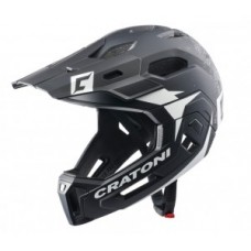 Helmet Cratoni C-Maniac 2.0MX (MTB) - size S/M (52-56cm) black/white matt
