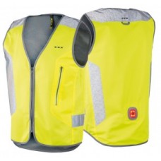 Safety vest Wowow Tegra eBike - yellow w. rear light size L