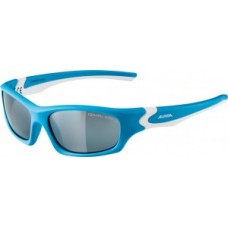 Sunglasses Alpina Flexxy Teen - Frame Cyn / whi, üveg fekete tükrözött S3