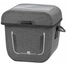 Handlebar bag KLICKfix Aventour Compact - 20x20x18cm tweed grey 3.5l KLICKfix