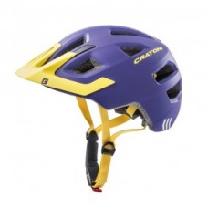 Helmet Cratoni Maxster Pro (Kid) - size S/M (51-56cm) purple/yellow matt