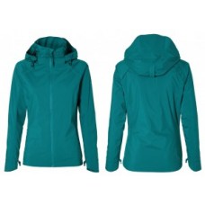 Cycling rain jacket Basil Skane womens - teal green size L