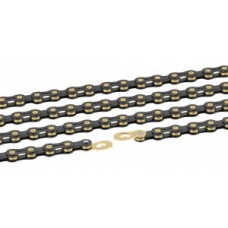 XLC chain CC-C04 - 1/2 x 11/128, 118 link 11-g. fekete arany