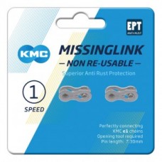 MissingLink KMC e1NR EPT silver - 2 pieces 1/2" x 3/32" slim f. KMC e1