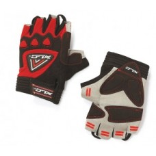 XLC Bicycle Glove Sojus - fekete / piros Gr XL