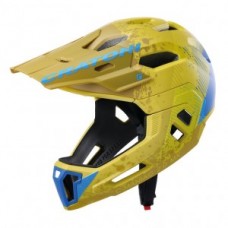 Helmet Cratoni C-Maniac 2.0MX (MTB) - size L/XL (58-61cm) yellow/blue matt