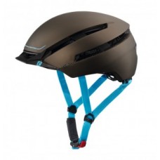 Bike Helmet Cratoni C-Loom (City) - Sz. M / L (57-61cm) barna / kék gumival