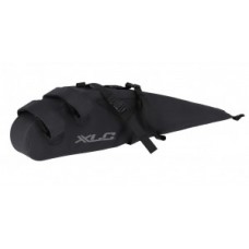 XLC bicycle tail bag waterproof - black 38x33x15cm 20l
